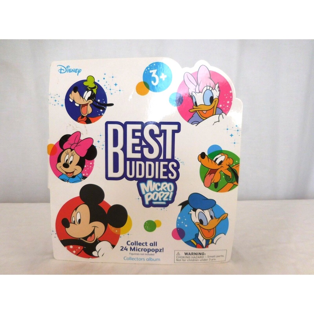 Disney Micro Popz Best Buddies Collectors Album with 17